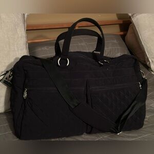 Black Vera Bradley Weekender bag